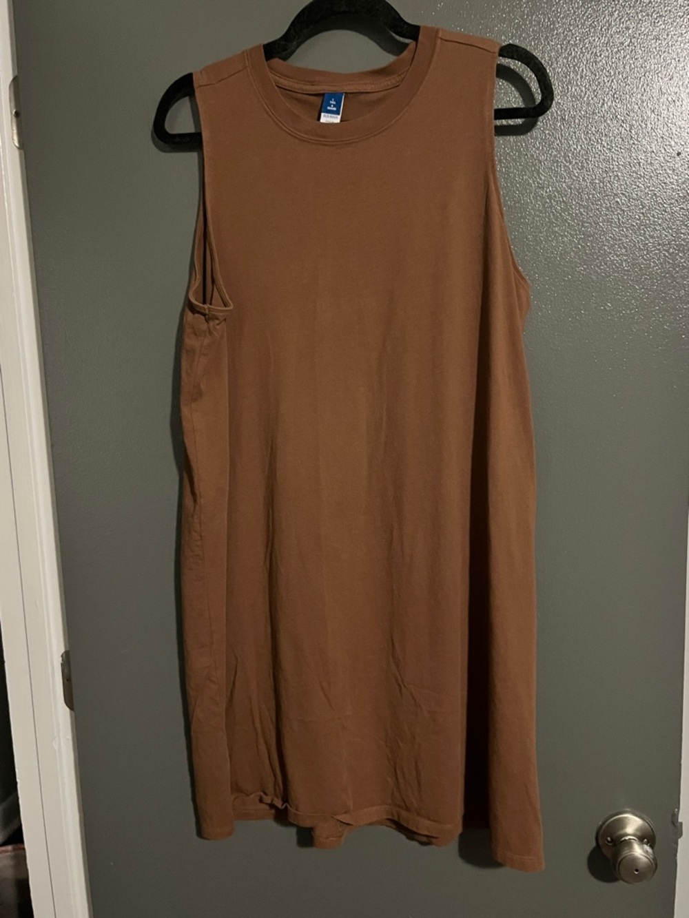 Old Navy Sleeveless Brown Shift Dress